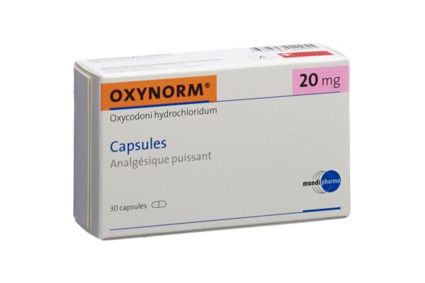 Oxynorm caps 20 mg 30 pce