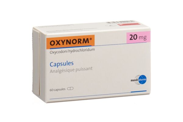 Oxynorm caps 20 mg 60 pce