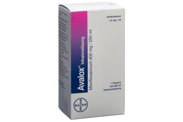 Avalox Inf Lös 400 mg/250ml Fl 250 ml