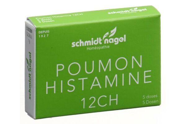 SN Poumon histamine Glob CH 12 5 x 1 g