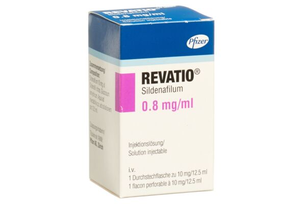 Revatio sol inj 10 mg/12.5ml flac