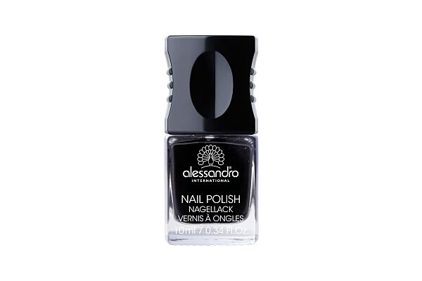Alessandro International vernis à ongles sans emballage 77 Midnight Black 10 ml