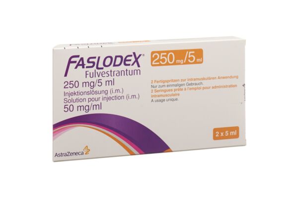 Faslodex Inj Lös 250 mg/5ml 2 Fertspr 5 ml