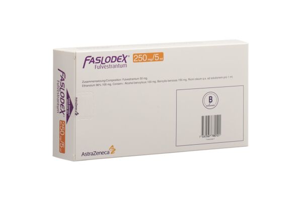 Faslodex sol inj 250 mg/5ml 2 ser pré 5 ml