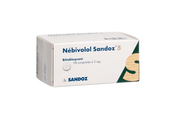 Nébivolol Sandoz cpr 5 mg 98 pce