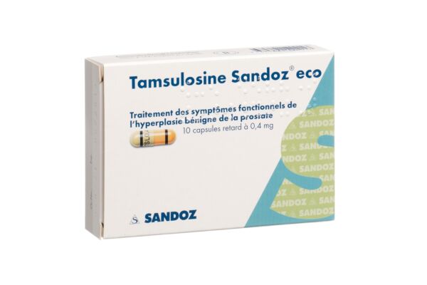 Tamsulosine Sandoz eco caps ret 0.4 mg 10 pce