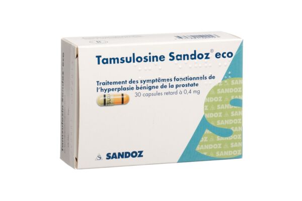 Tamsulosin Sandoz eco Ret Kaps 0.4 mg 30 Stk