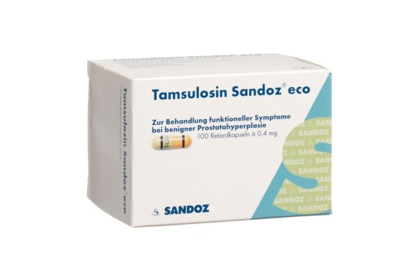 Tamsulosin Sandoz eco Ret Kaps 0.4 mg 100 Stk