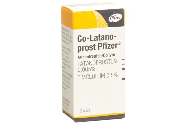 Co-Latanoprost Pfizer Gtt Opht Fl 2.5 ml