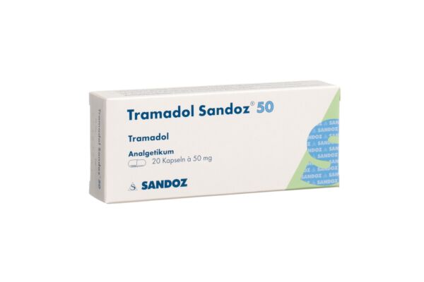 Tramadol Sandoz Kaps 50 mg 20 Stk