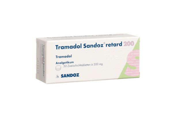 Tramadol Sandoz cpr ret 200 mg 50 pce