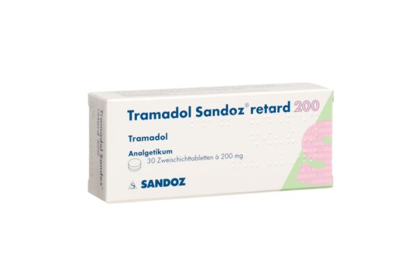 Tramadol Sandoz cpr ret 200 mg 30 pce