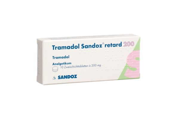 Tramadol Sandoz cpr ret 200 mg 10 pce