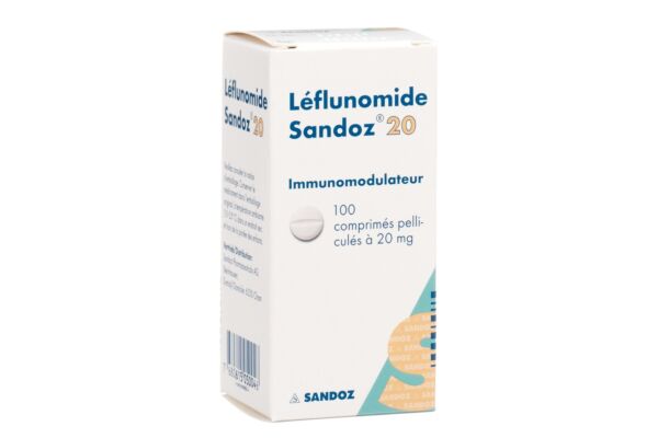 Leflunomid Sandoz Filmtabl 20 mg Ds 100 Stk