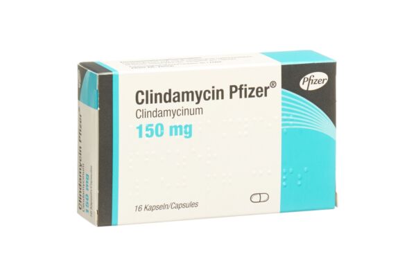 Clindamycin Pfizer caps 150 mg 16 pce