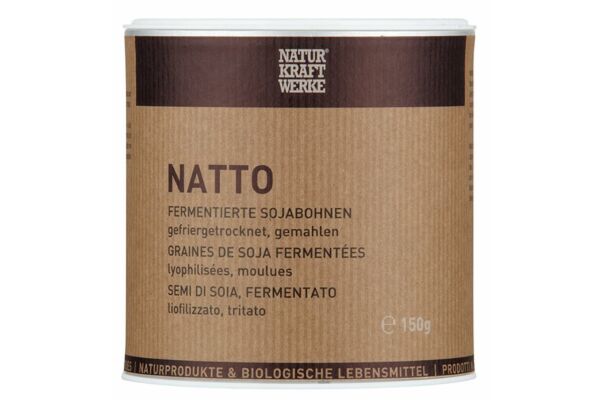 NaturKraftWerke Natto Graines de soja fermentées moulues 150 g
