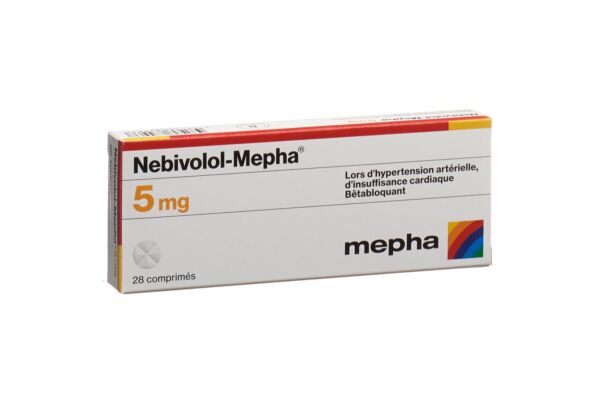 Nebivolol-Mepha Tabl 5 mg 28 Stk