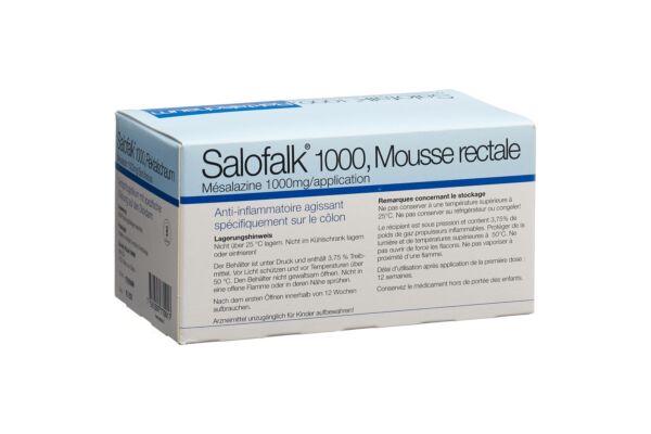 Salofalk mousse rect 1000 mg fl 80 g