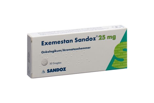 Exemestan Sandoz Filmtabl 25 mg 30 Stk