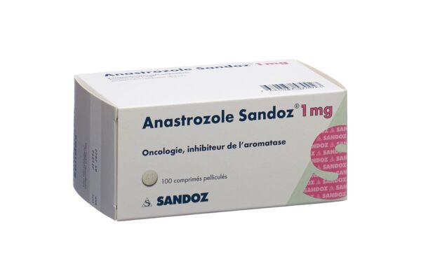 Anastrozole Sandoz cpr pell 1 mg 100 pce