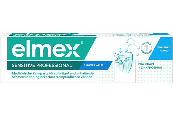 elmex SENSITIVE PROFESSIONAL BLANCHEUR dentifrice tb 75 ml