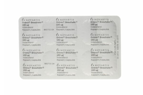 Onbrez Breezhaler Inh Kaps 0.15 mg 3 x 30 Stk