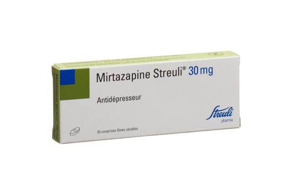 Mirtazapine Streuli cpr pell 30 mg 30 pce