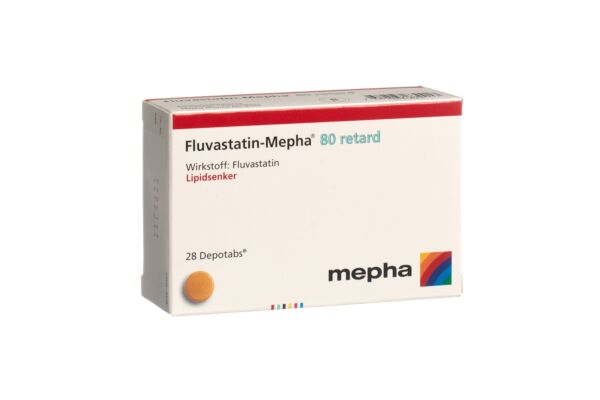 Fluvastatin-Mepha retard depotabs 80 mg 28 pce