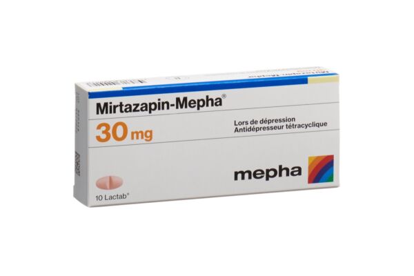 Mirtazapin-Mepha cpr pell 30 mg 10 pce
