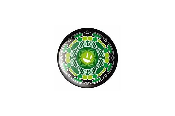 Avantgarde Energetic Energy Badge Lucky Ray smaragd