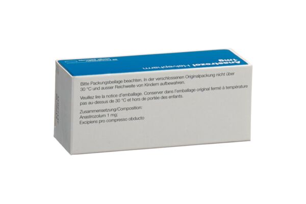 Anastrozol Helvepharm cpr pell 1 mg 98 pce