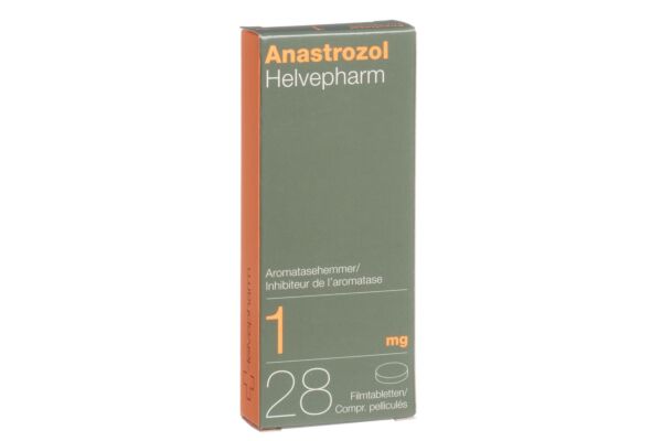Anastrozol Helvepharm Filmtabl 1 mg 28 Stk