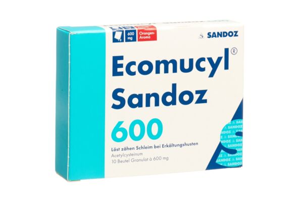 Ecomucyl Sandoz gran 600 mg sach 10 pce