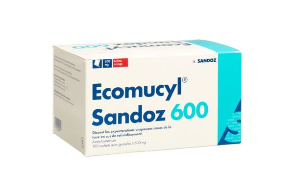 Ecomucyl Sandoz gran 600 mg sach 100 pce