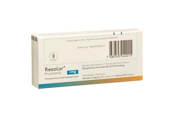 Resolor cpr pell 1 mg 28 pce