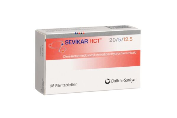 Sevikar HCT cpr pell 20/5/12.5 mg 98 pce