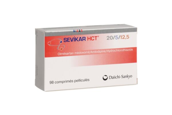 Sevikar HCT cpr pell 20/5/12.5 mg 98 pce