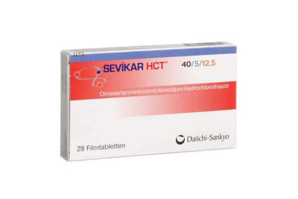 Sevikar HCT cpr pell 40/5/12.5 mg 28 pce