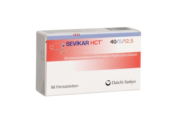 Sevikar HCT Filmtabl 40/5/12.5 mg 98 Stk