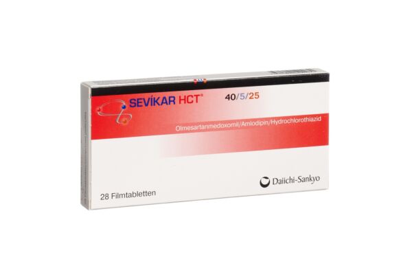 Sevikar HCT Filmtabl 40/5/25 mg 28 Stk