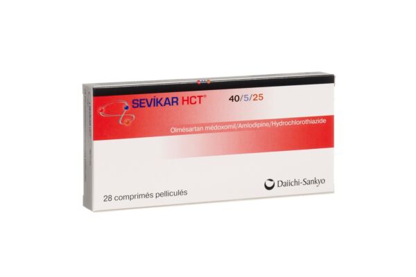 Sevikar HCT cpr pell 40/5/25 mg 28 pce