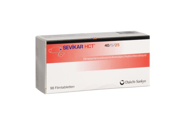 Sevikar HCT Filmtabl 40/5/25 mg 98 Stk