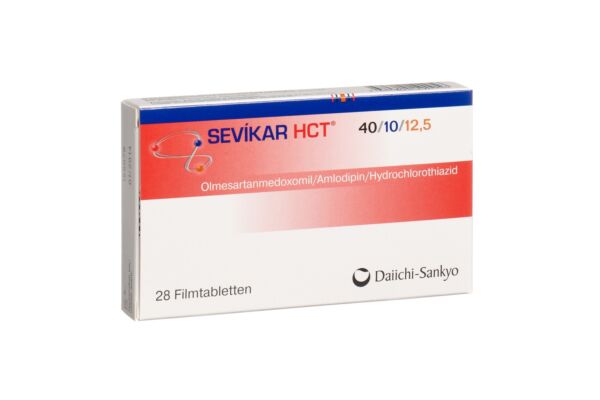 Sevikar HCT Filmtabl 40/10/12.5 mg 28 Stk