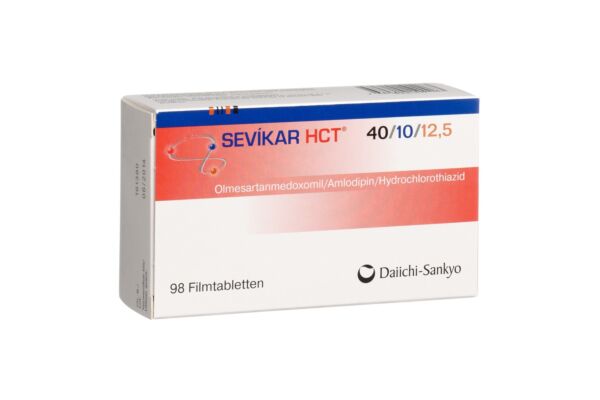 Sevikar HCT cpr pell 40/10/12.5 mg blist 98 pce