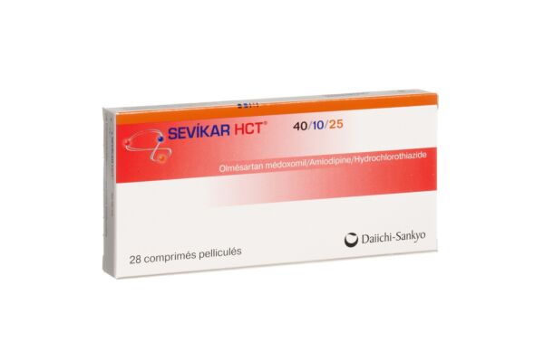 Sevikar HCT cpr pell 40/10/25 mg 28 pce