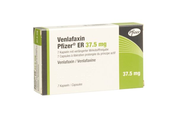 Venlafaxin Pfizer ER Ret Kaps 37.5 mg 7 Stk