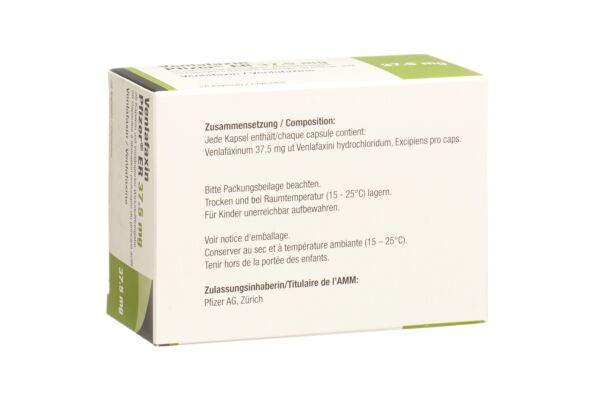 Venlafaxin Pfizer ER caps ret 37.5 mg 28 pce