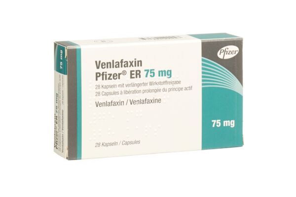 Venlafaxin Pfizer ER caps ret 75 mg 28 pce
