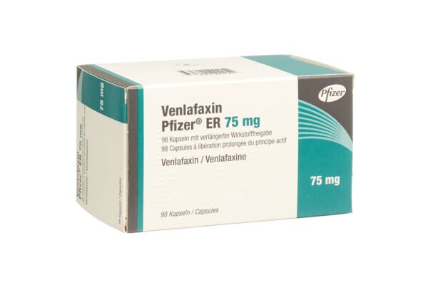 Venlafaxin Pfizer ER caps ret 75 mg 98 pce
