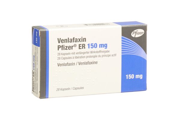 Venlafaxin Pfizer ER Ret Kaps 150 mg 28 Stk